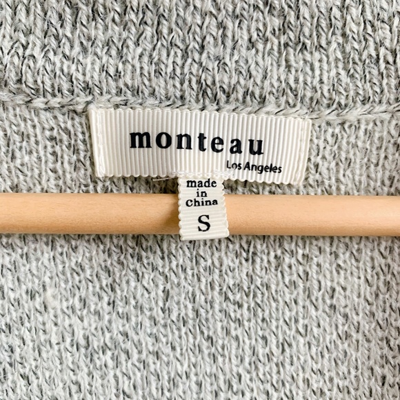 Monteau LA Knit Cardigan Vest - Picture 2 of 3